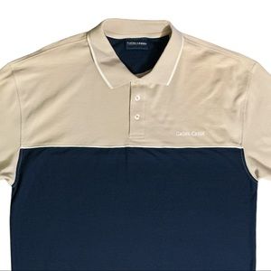 Cache Creek Men’s Polo Golf Colour Block Polo Shirt Collared with Logo